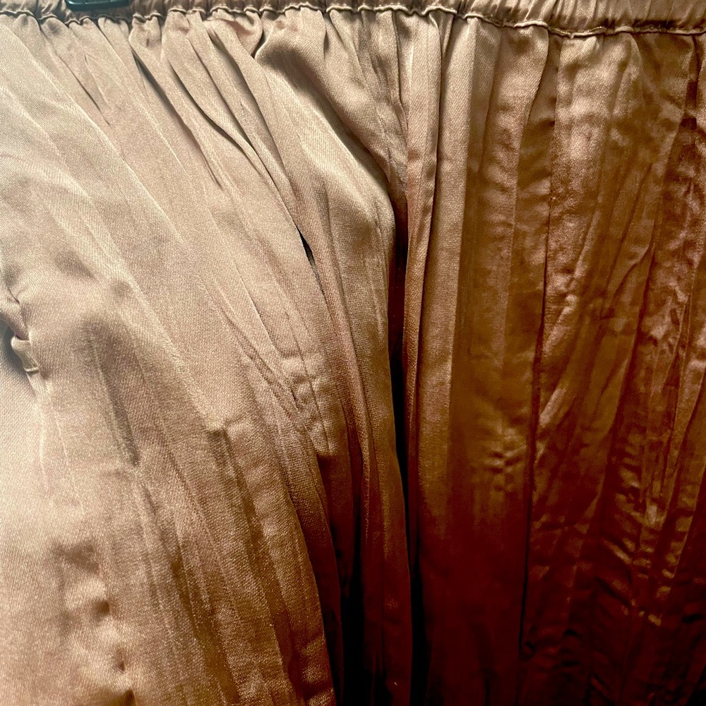 Anthropologie Satin Joggers